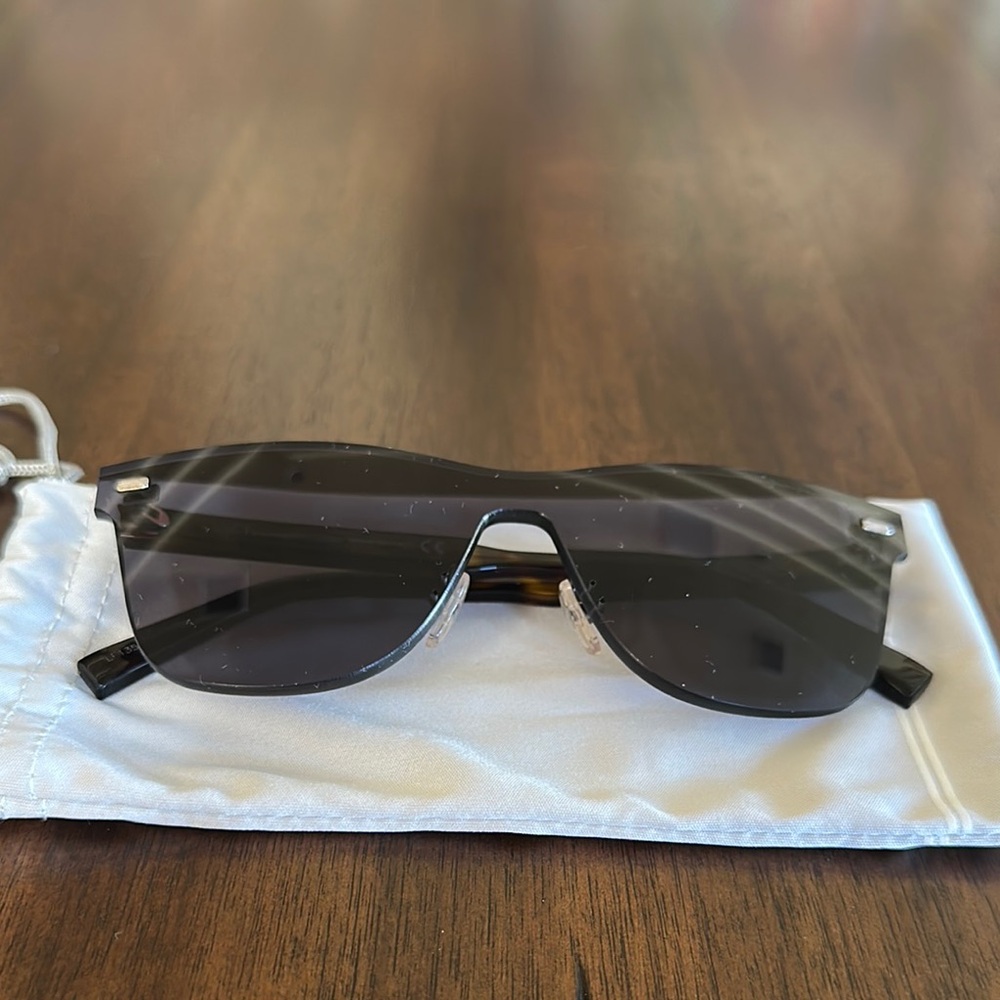 Zenga Black Mirrored Sunglasses